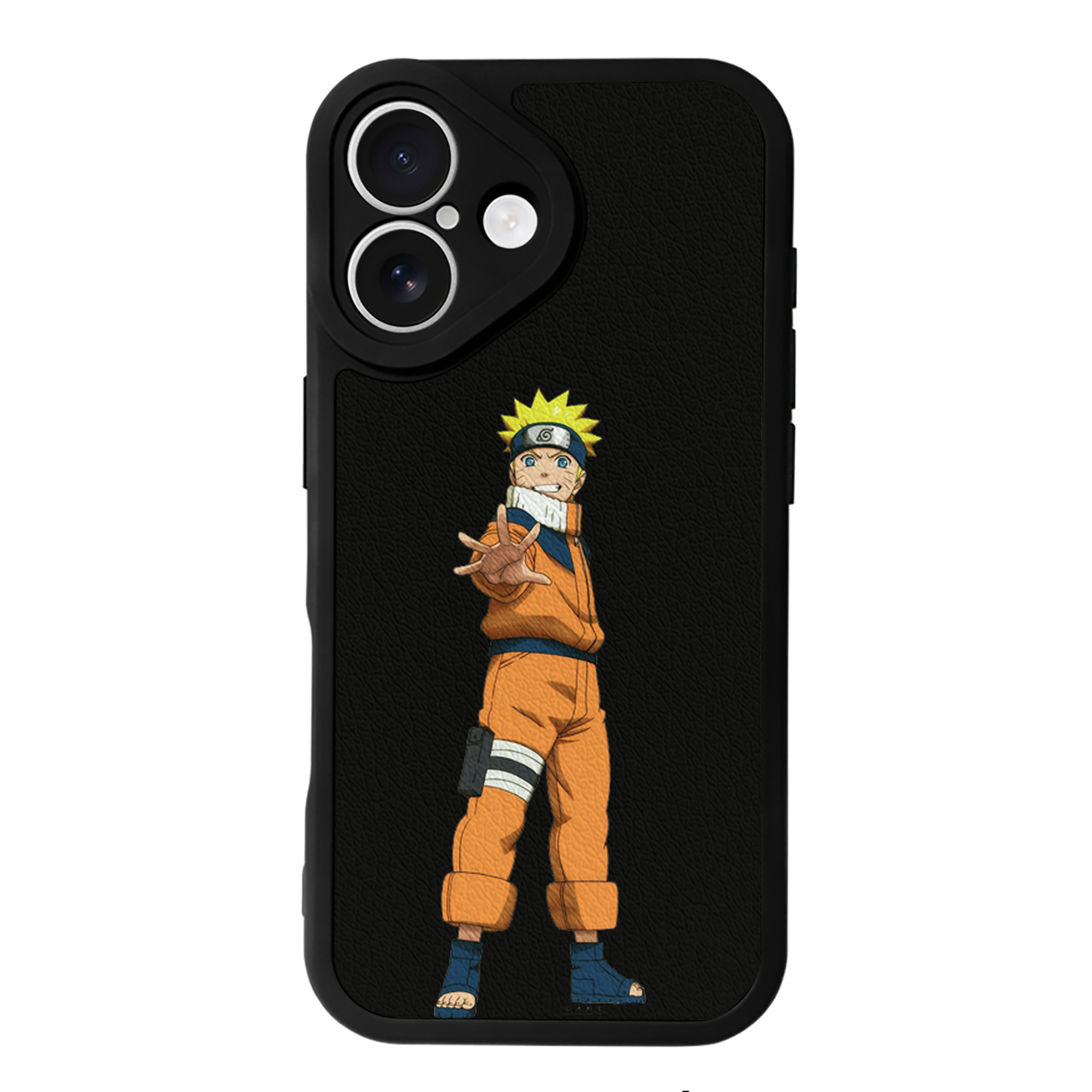 （画像用） NARUTO -ナルト- うずまき ナルト Uzumaki Naruto 【iPhone 16シリーズ対応】シリコンスマホケース（レザー調） 材質：シリコン